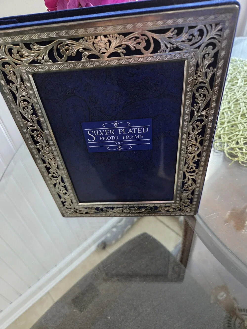 Silver Plated Ornate Photo Frame Album  NWOT
